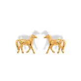 Aretes de caballo vista cercana